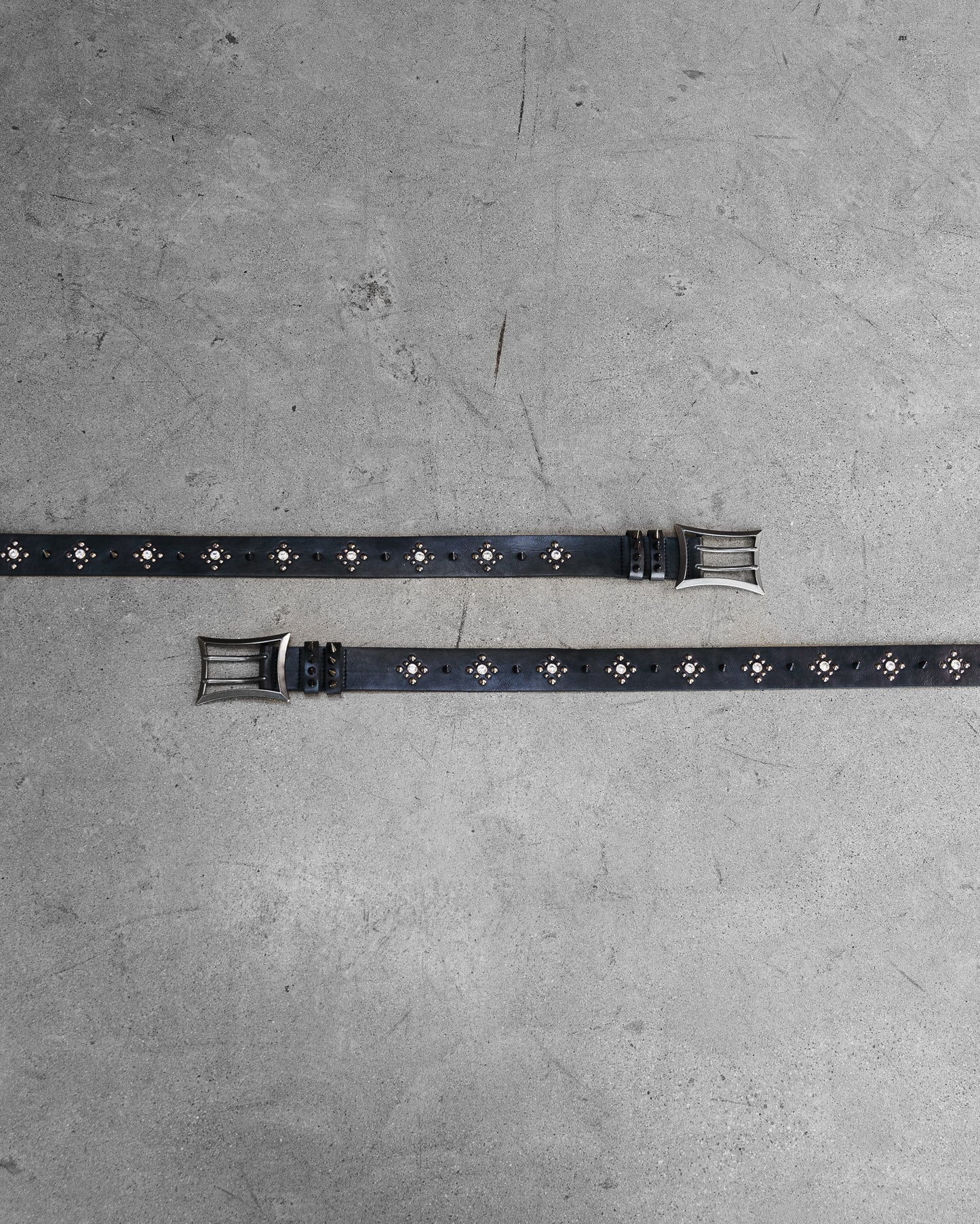 Spiked Gemstone Belt