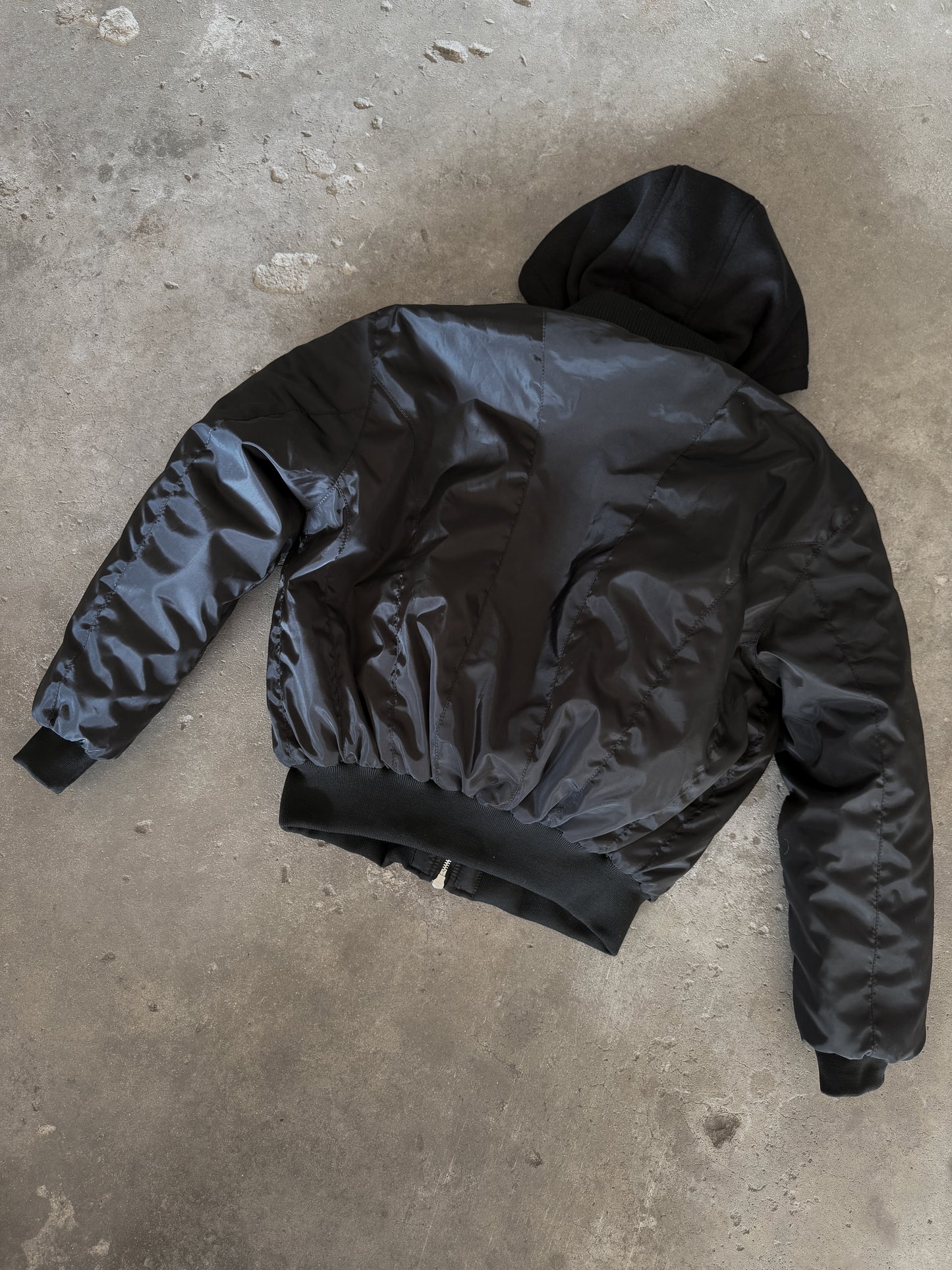 Hooded Bomber Jacket