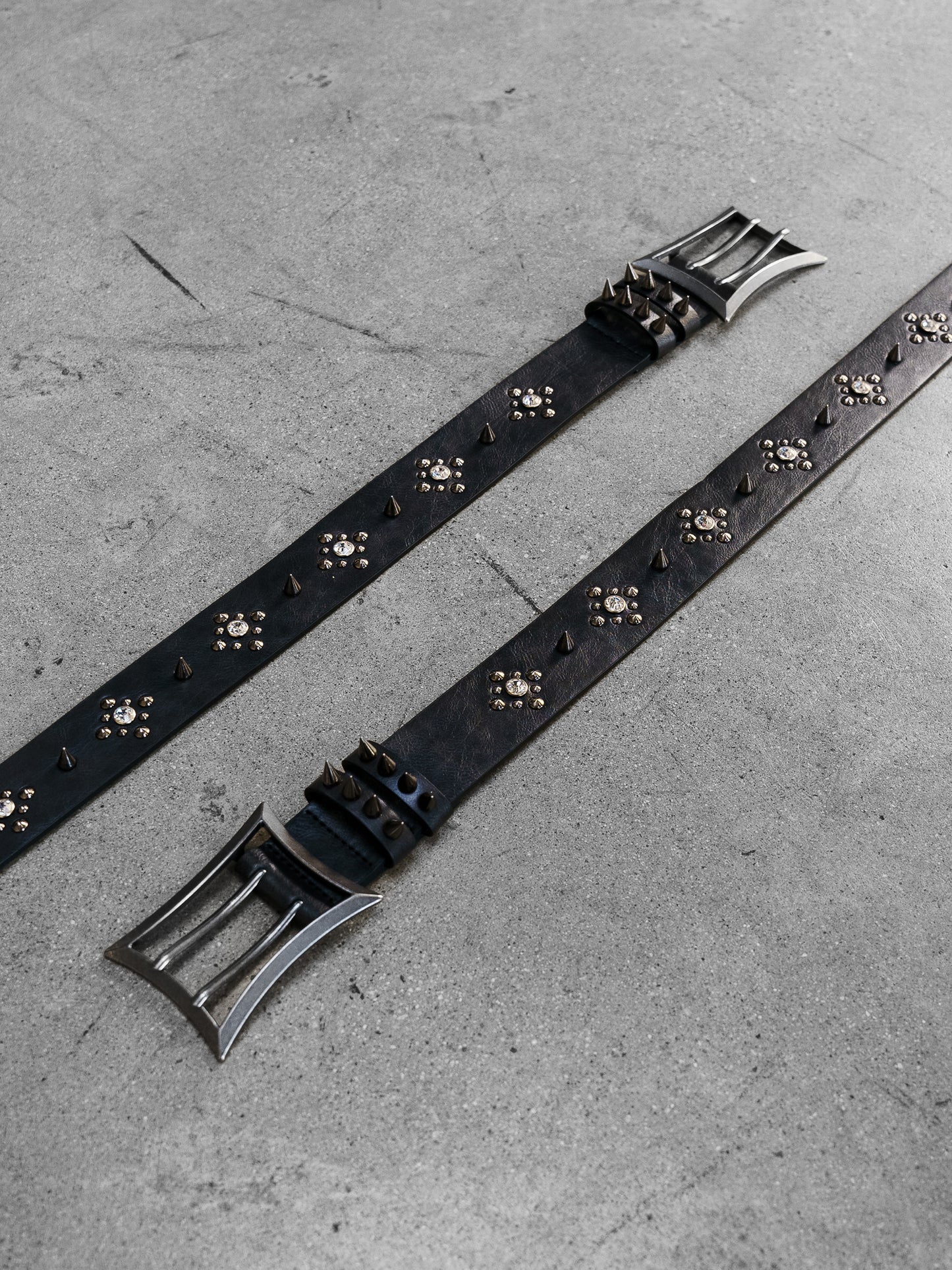 Spiked Gemstone Belt