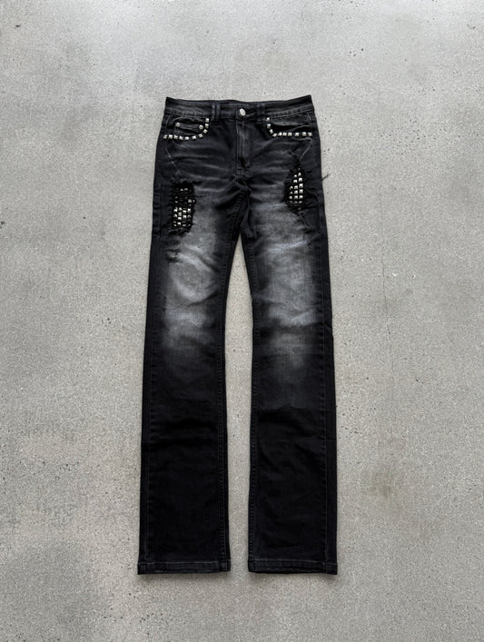 Studded Slim Fit Denim