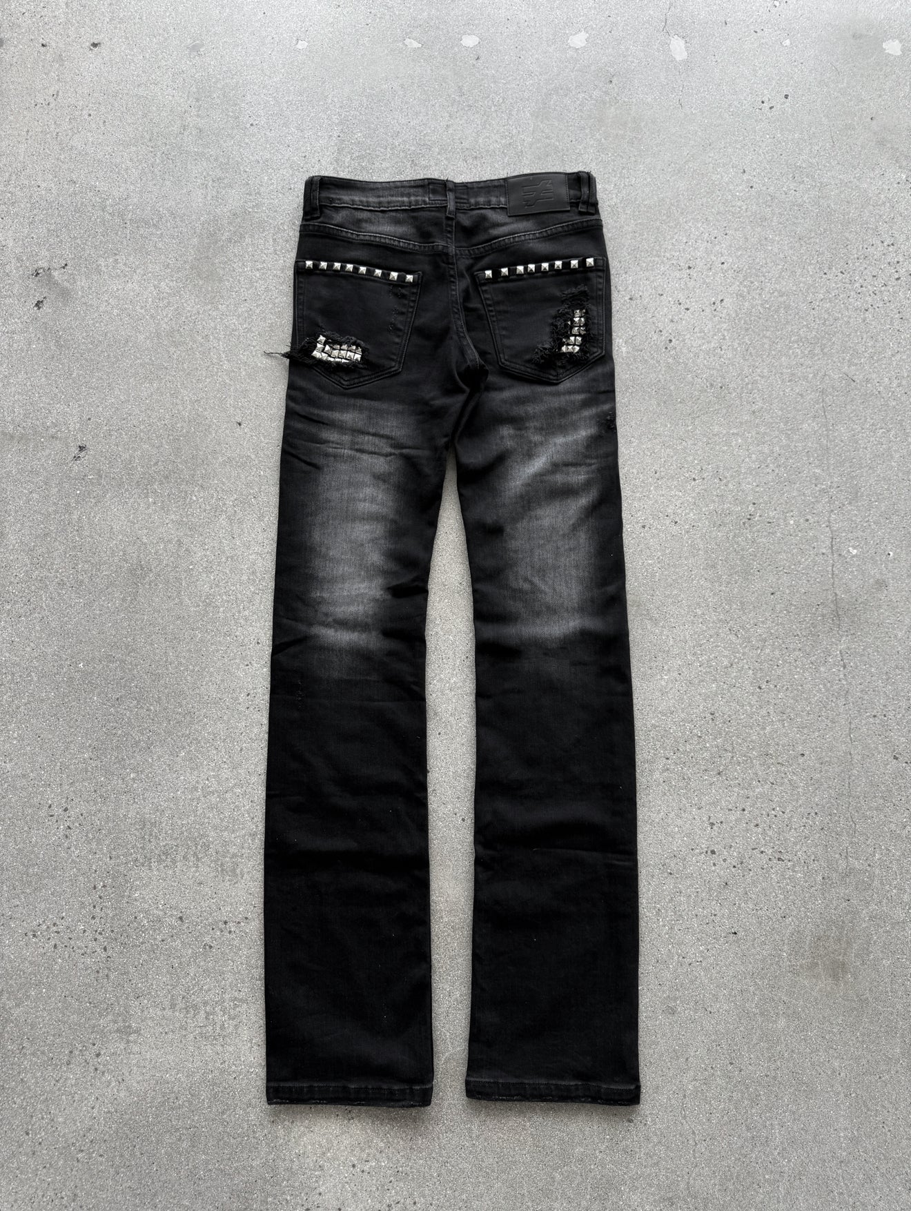Studded Slim Fit Denim