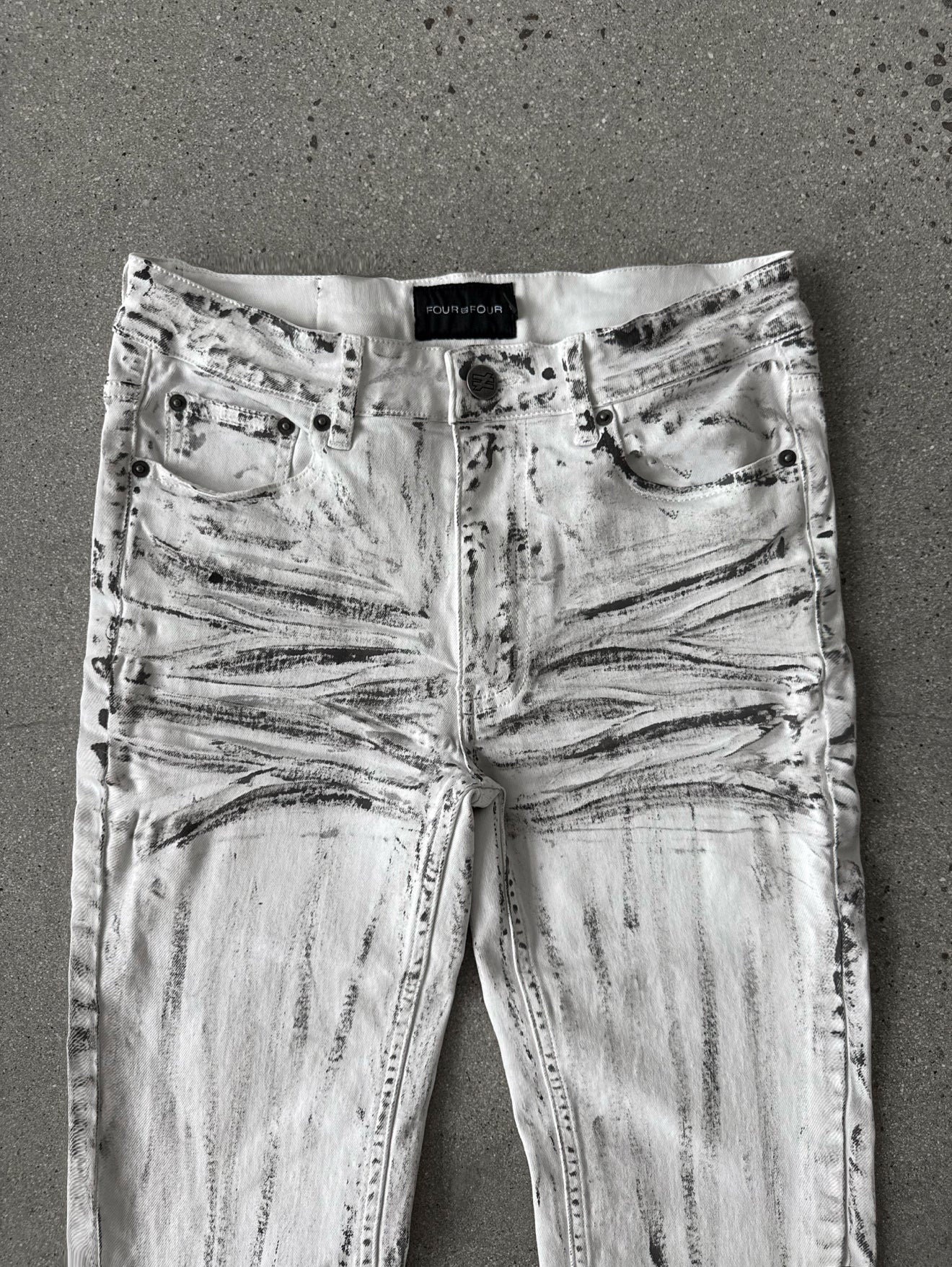 Ash' Waxed Flared Denim – 44