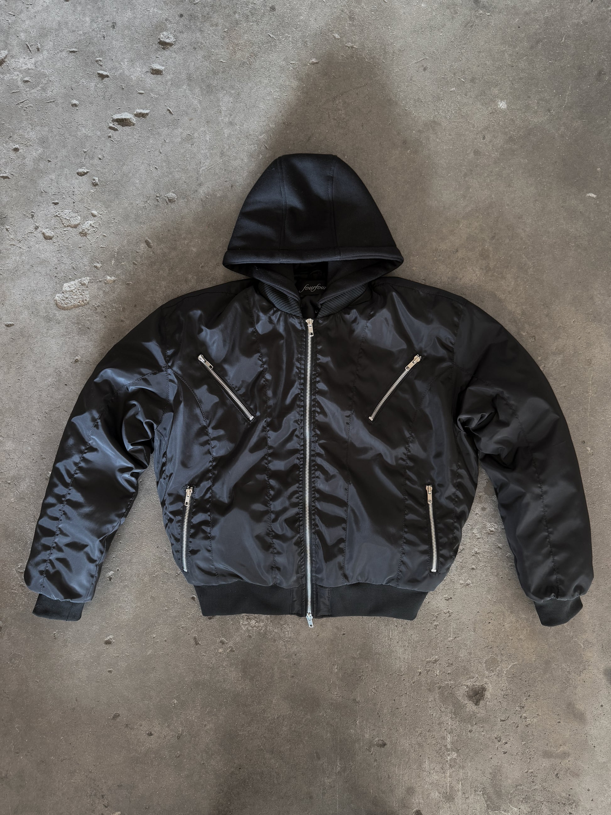Hooded Bomber Jacket