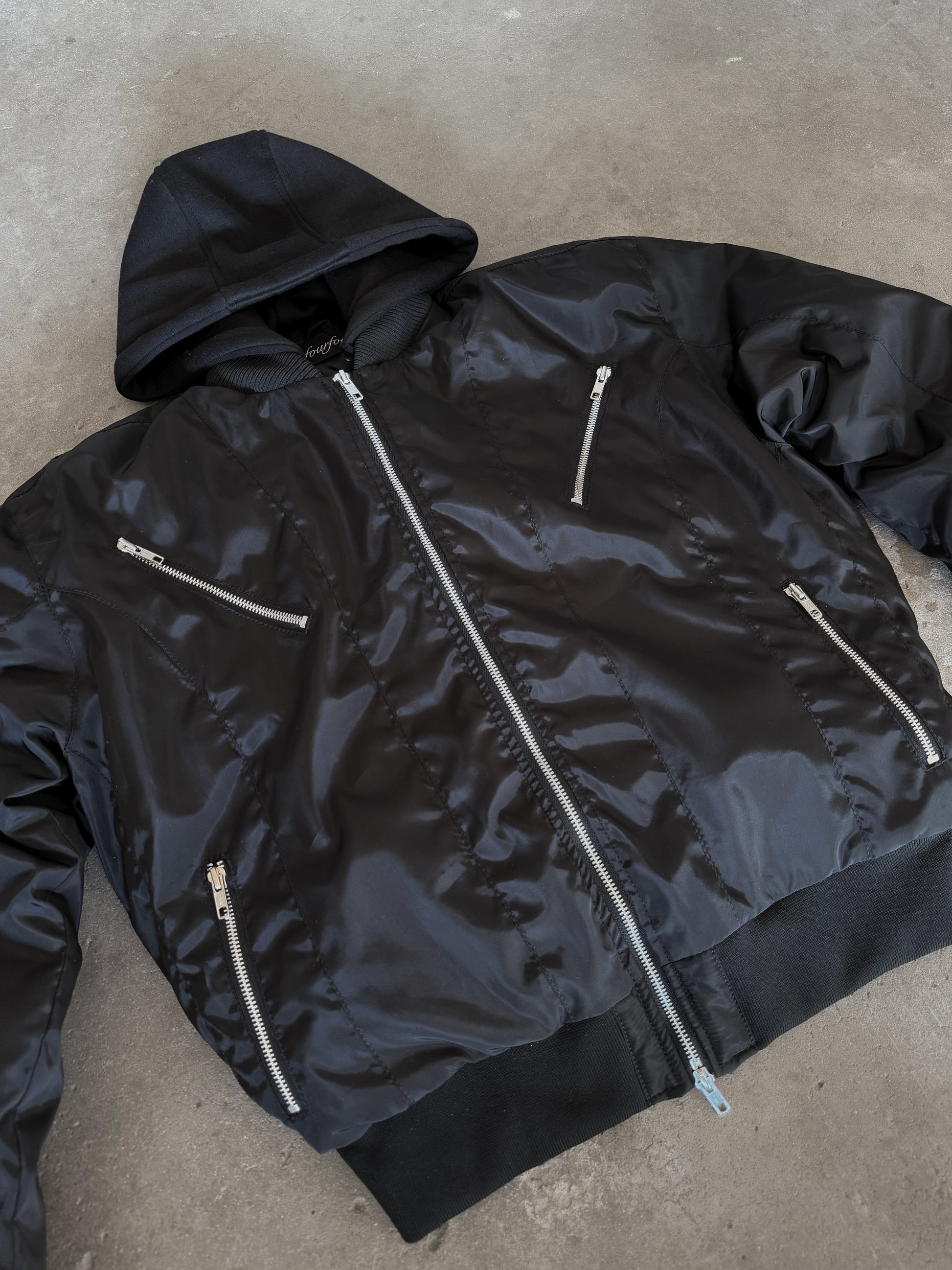 Hooded Bomber Jacket