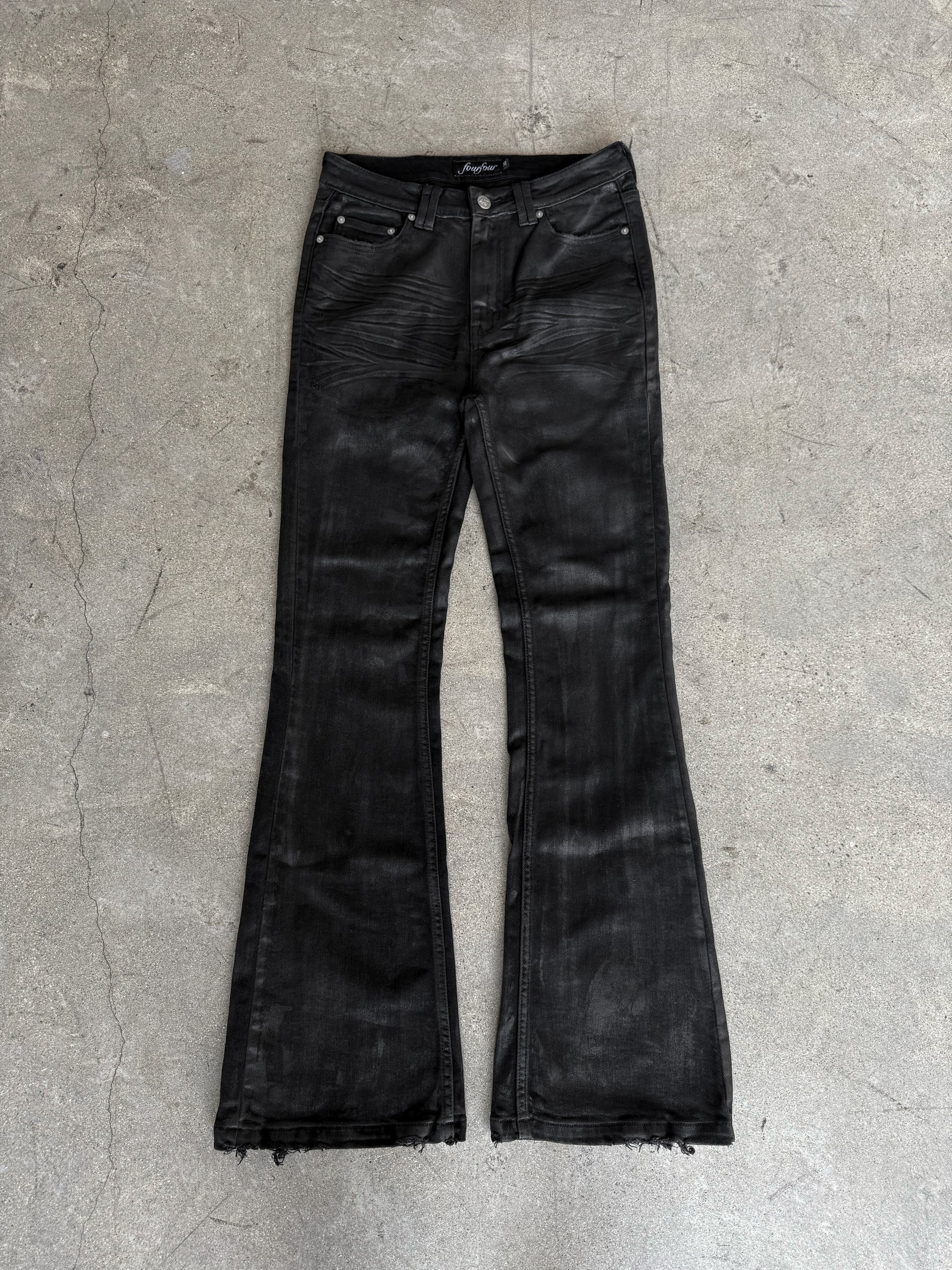 Hand Waxed Flared Denim (PRE-ORDER)