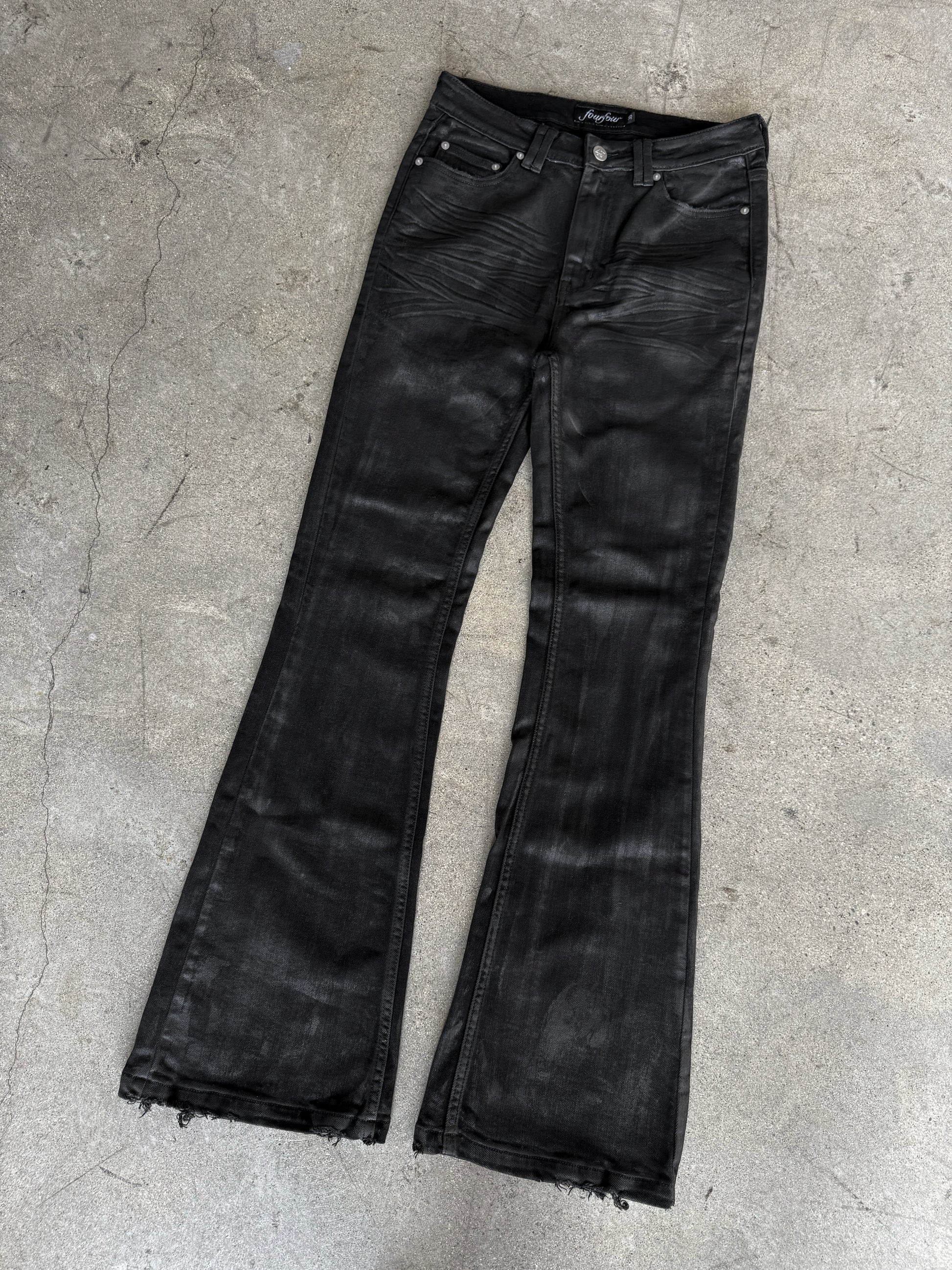 Hand Waxed Flared Denim (PRE-ORDER)