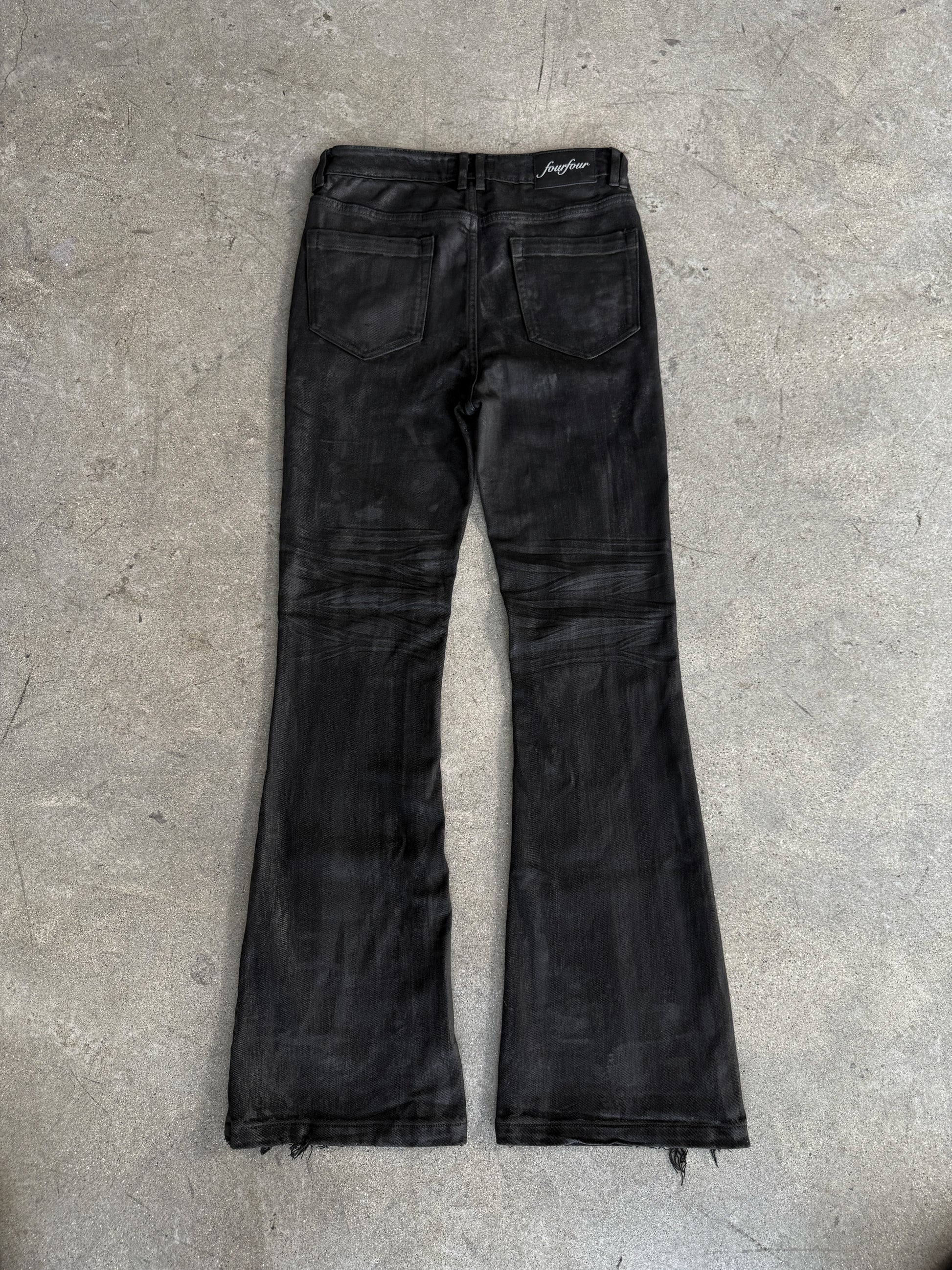 Hand Waxed Flared Denim (PRE-ORDER)